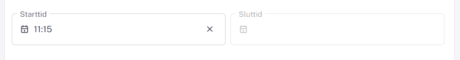 Ange starttid – 11:15