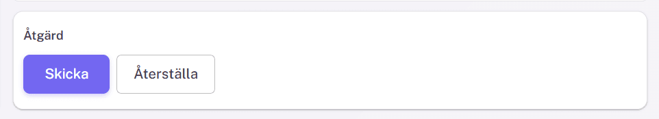 Skicka eller återställa